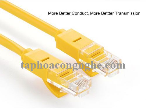 Ugreen 60815 15M màu Vàng Cáp mạng LAN CAT5E UTP NW103 30060815